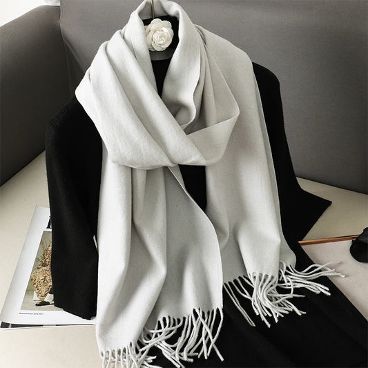 Frost White Scarf